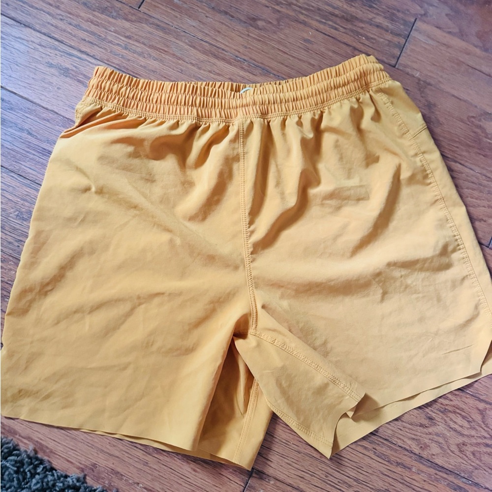All in Motion Men's Athletic Shorts - Mustard Yellow